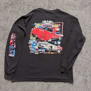 Delta Pro Weight Graphic Tee Mens L Black Mopar Racing Muscle Car Y2K